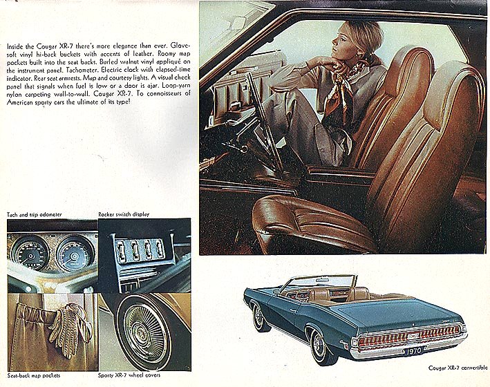 1970 Mercury Cougar Brochure Page 3